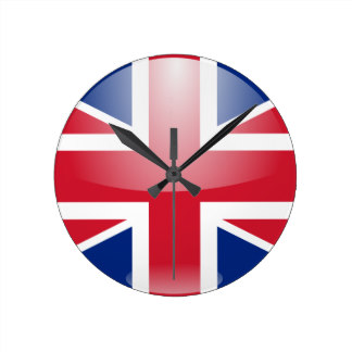Uk Flag Wall Clocks | Zazzle