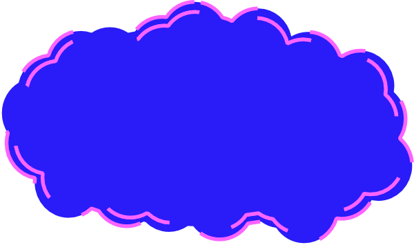 Blue Cloud Clip Art - vector clip art online, royalty ...