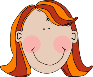 Cartoon Woman Face Clipart