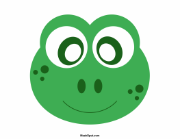 Printable Frog Mask