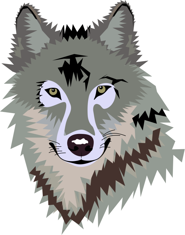 Wolf Head Cliparts - The Cliparts