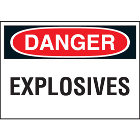 Warning Labels - Danger Explosives, Safety Labels | Seton Canada