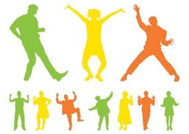 Happy People Silhouettes, Clip Art - Clipart.me