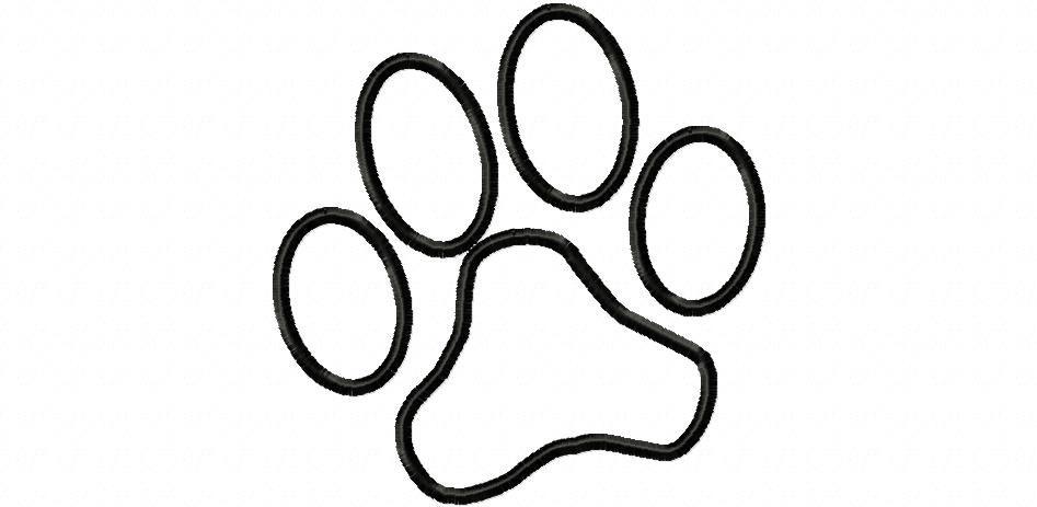 38+ Dog Paw Print Outline Clip Art