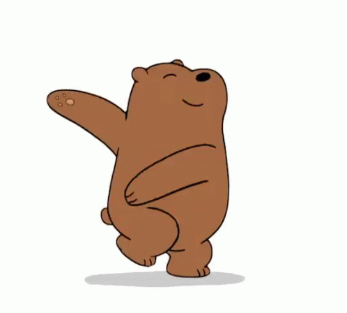 Bear Webarebears GIF - Bear Webarebears Happydance - Discover ...