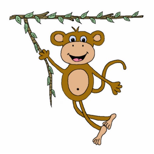 monkey swinging clip art Gallery