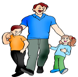 Son And Daughter Clipart