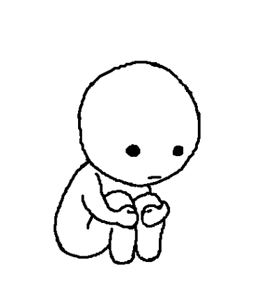 A Sad Person Clipart - Free to use Clip Art Resource