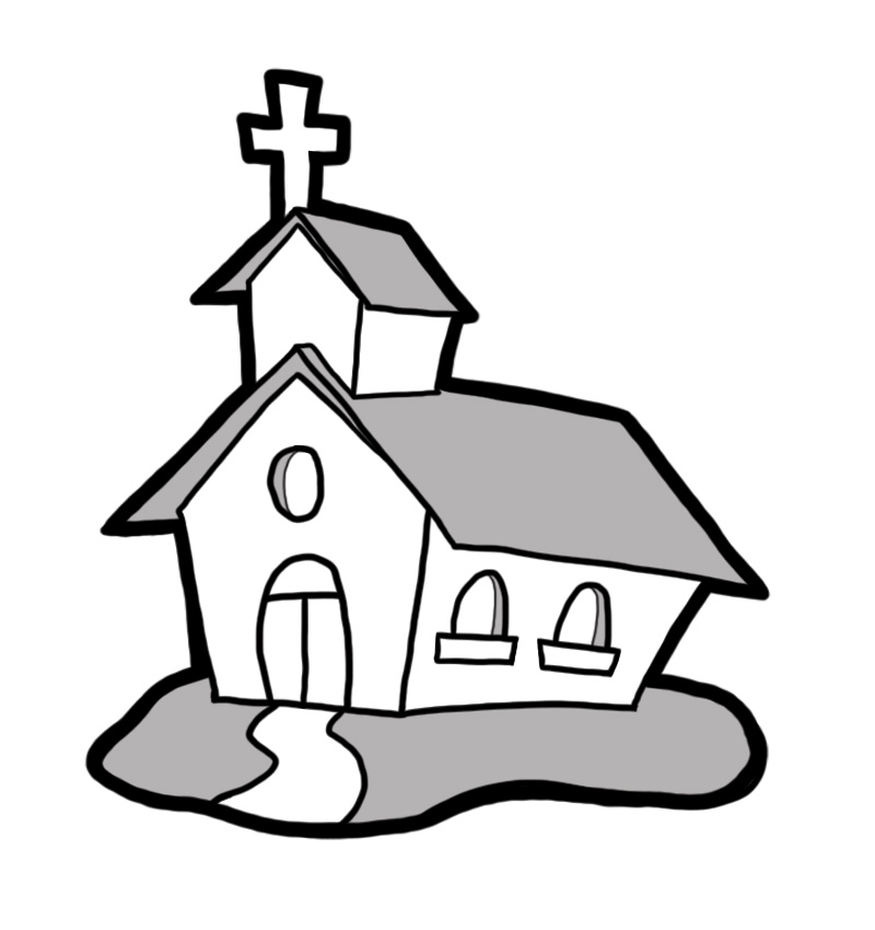 Neighborhood Black And White Clipart