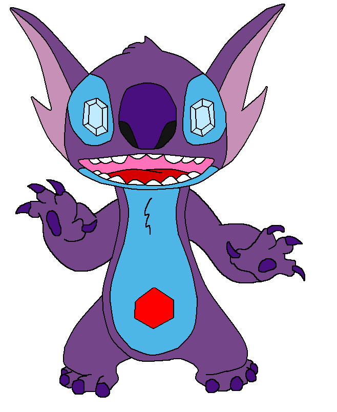 Stitch as a Sableye