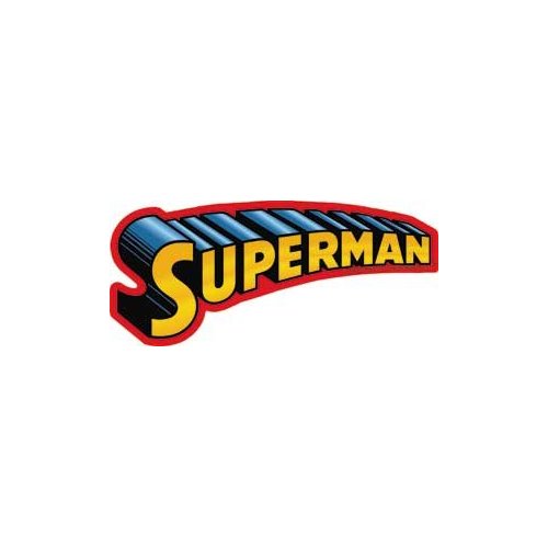 Amazon.com: Superman Word Logo DC Comics Sticker