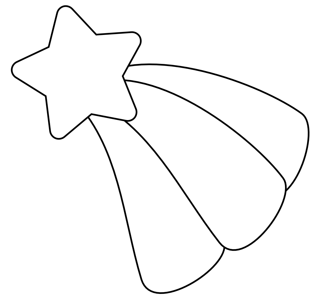 Shooting Star Templates Free ClipArt Best