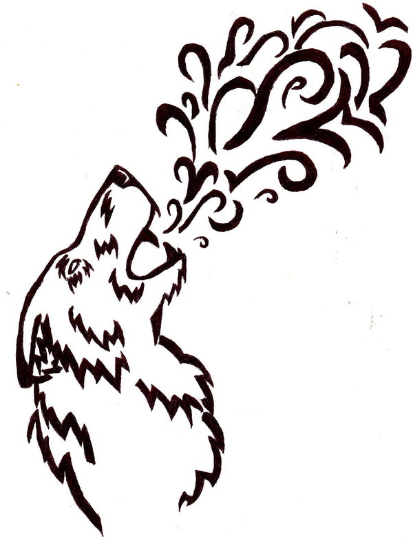 Tribal Wolf Howl