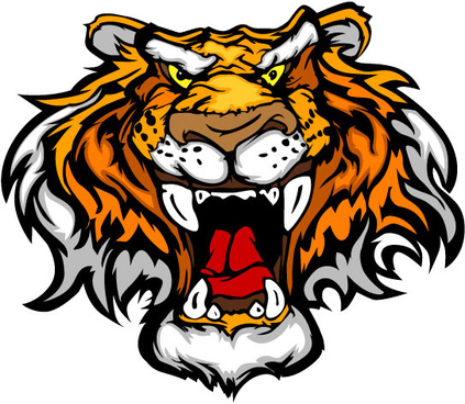Tiger face clip art free free vector download (212,020 Free vector ...