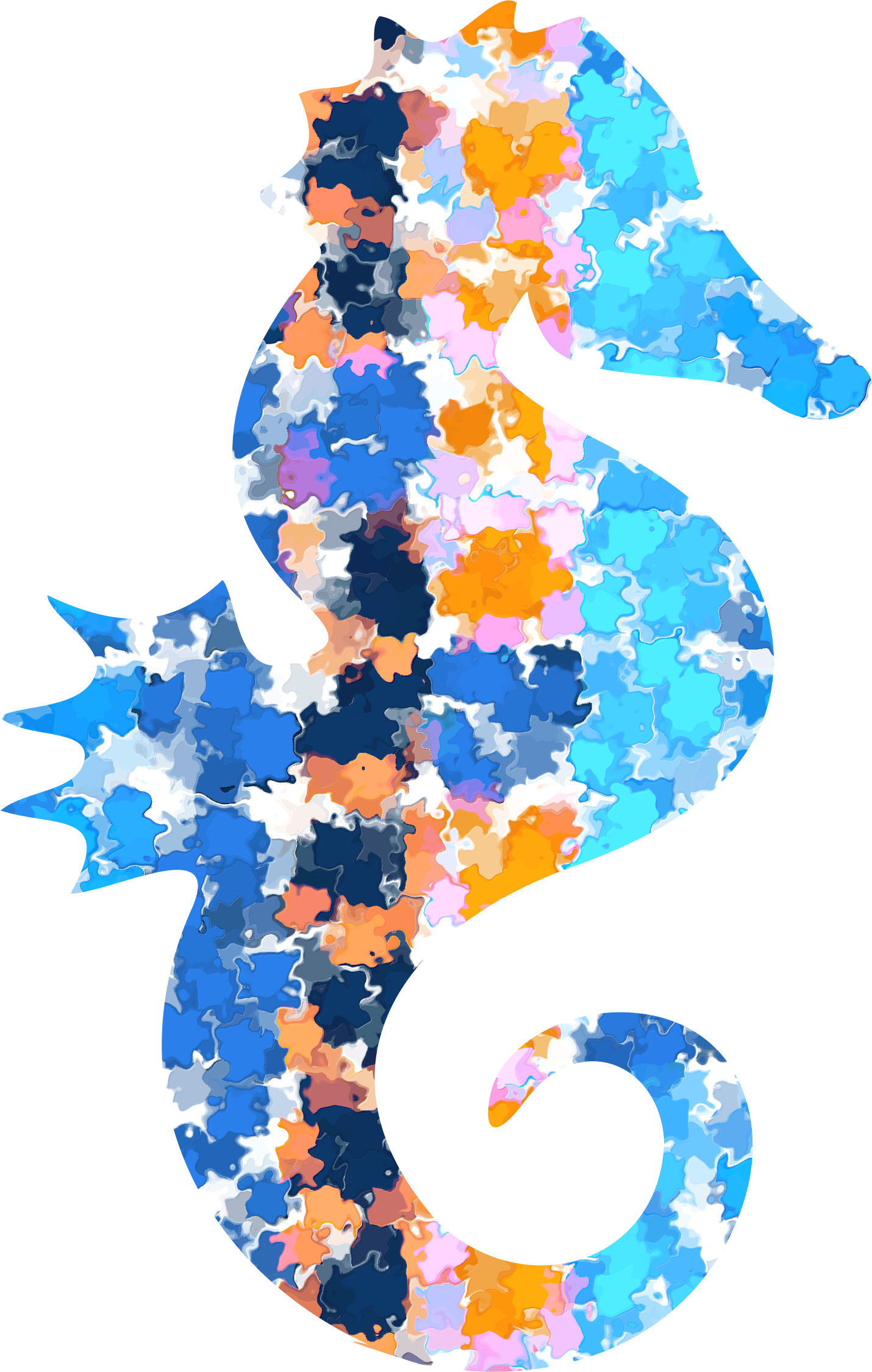 Clipart - Seahorse