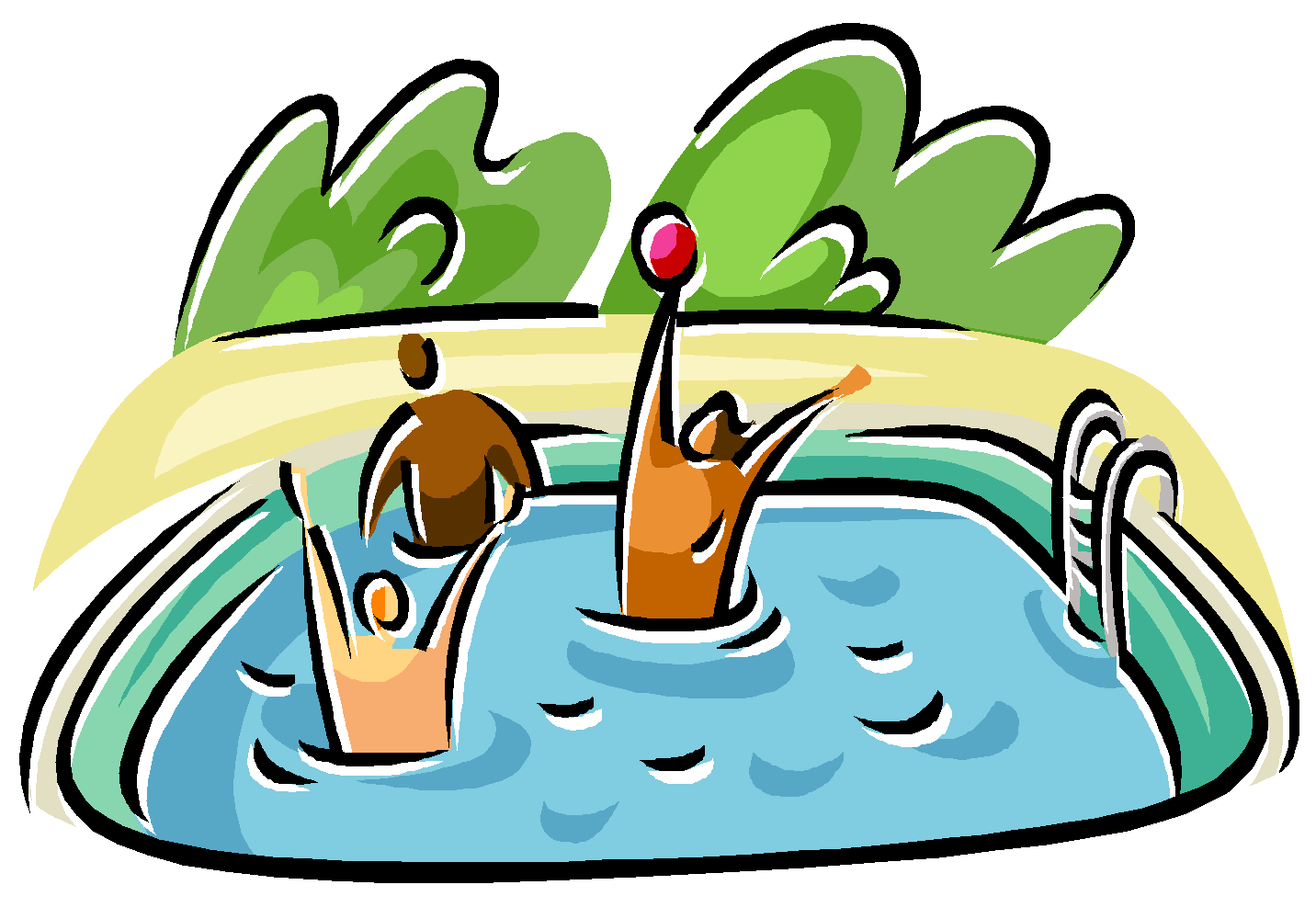 Free swimming pool clipart