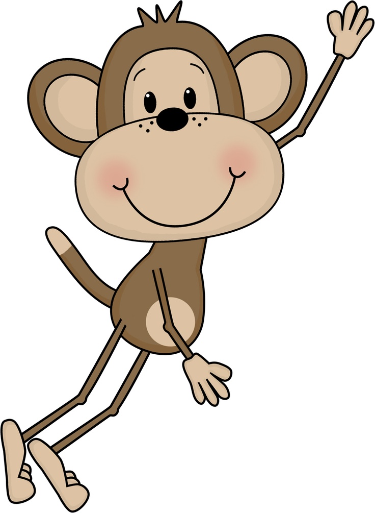 Swinging Monkey Clip Art