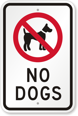 No Dogs Allowed Signs | Best Sellers