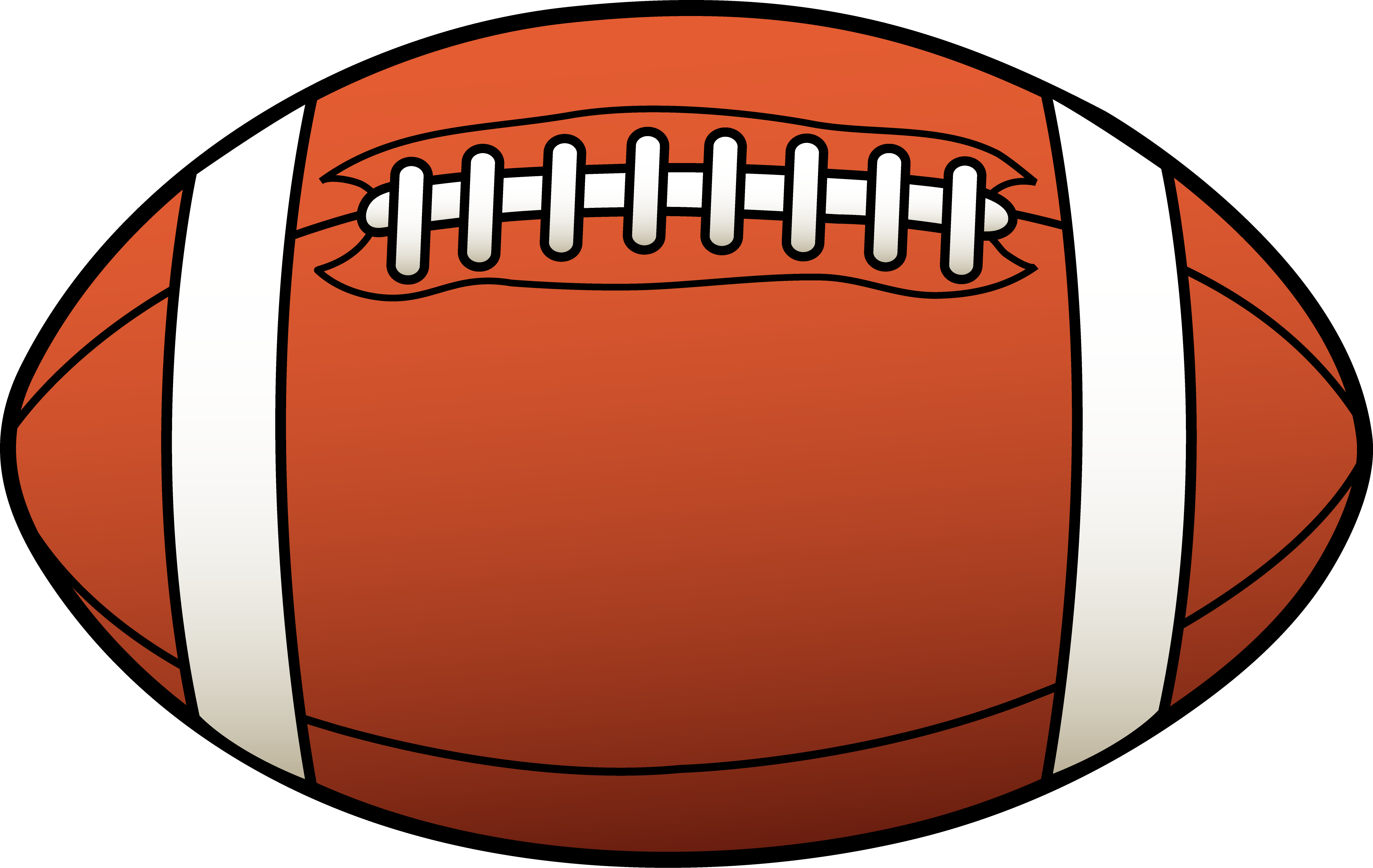 Football outline png clipart
