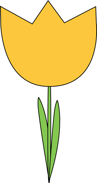 Yellow Tulip Clipart