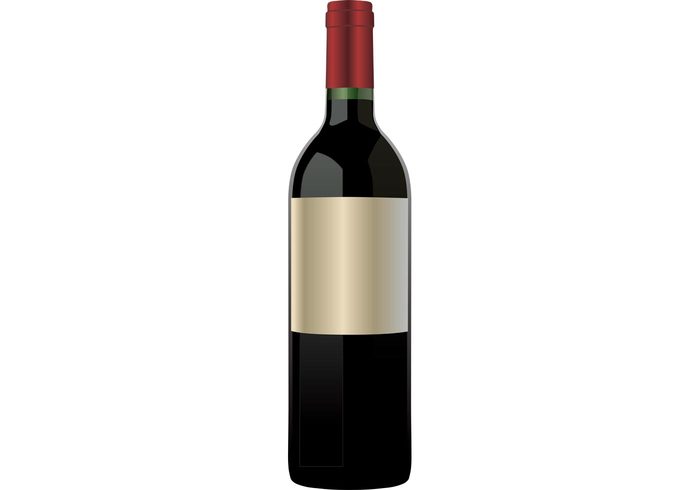 Red wine bottle - Download Free Vector Art, Stock Graphics & Images