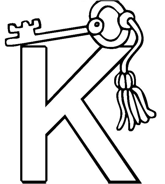 Geography Blog: Letter K Coloring Pages