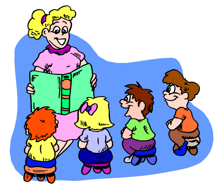 Story time clip art