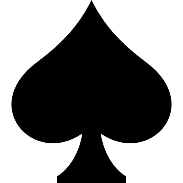 poker spade heart poker shape