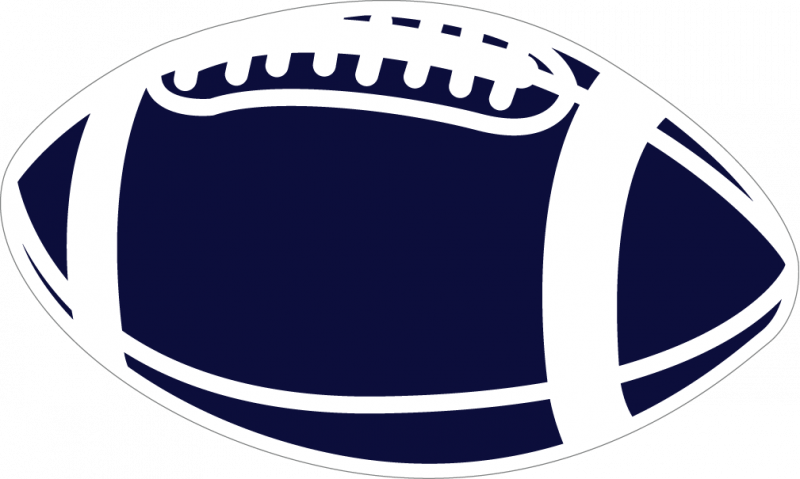 bleuet football clipart