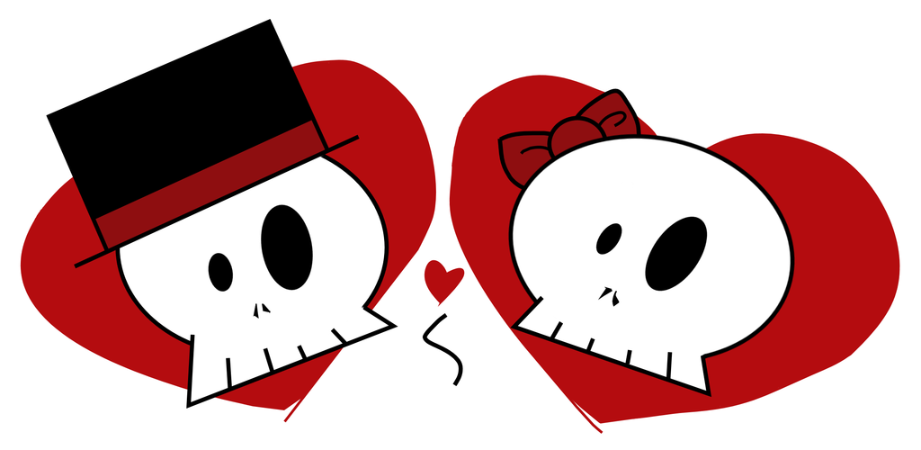 Pictures Of Skulls And Hearts - ClipArt Best