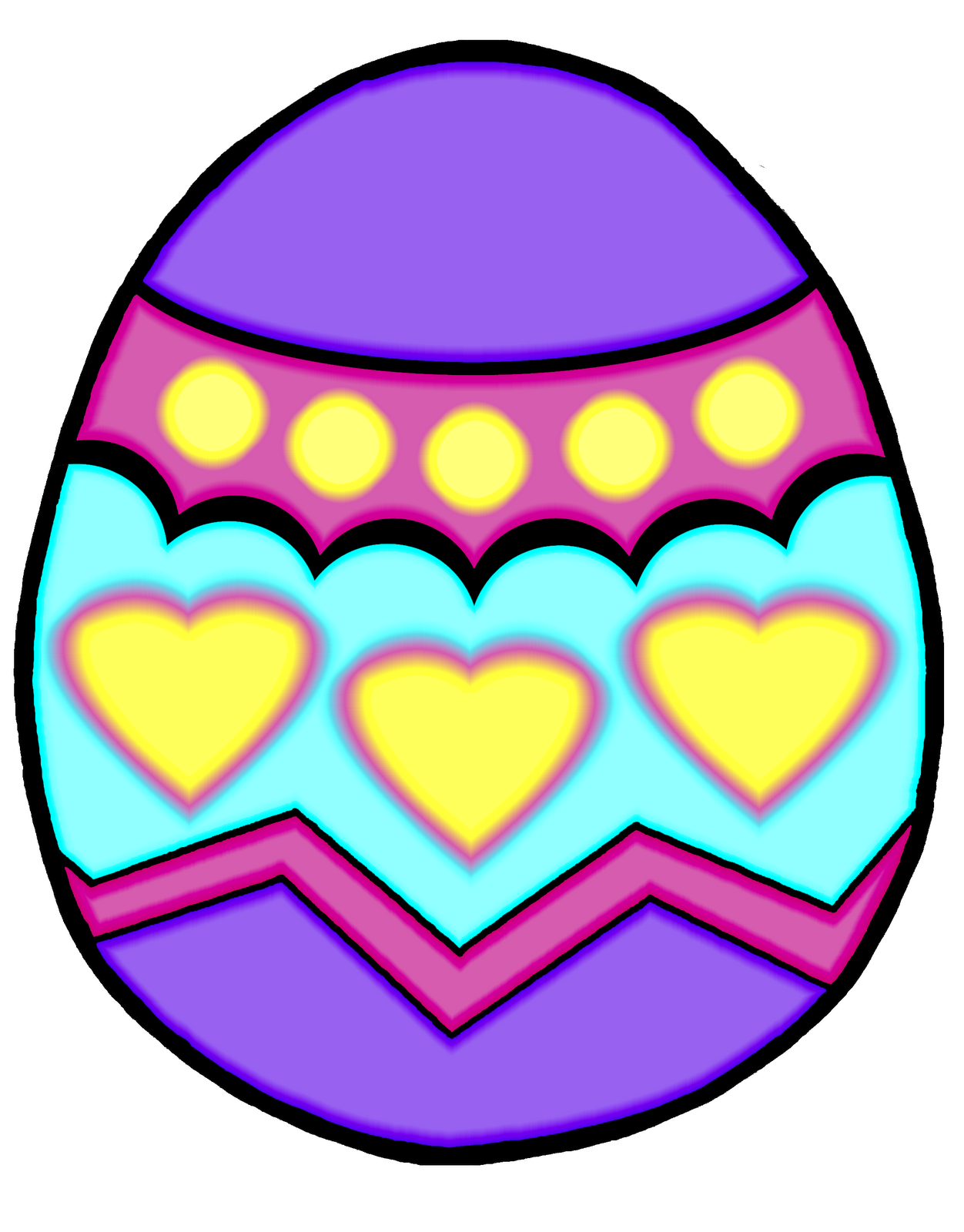 Clipart easter eggs