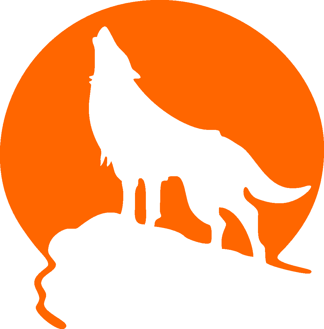 Wolf clipart vector