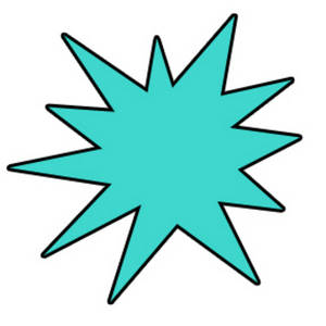 Clip art starburst clipart image #23110