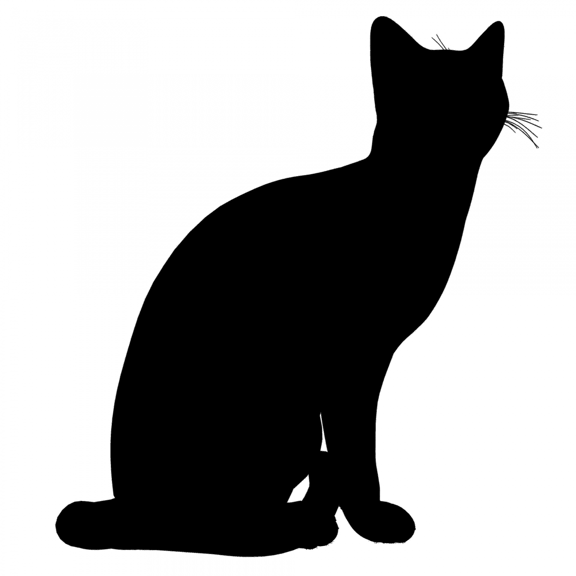 Cat Outline Illustration Images - Public Domain Pictures - Page 1