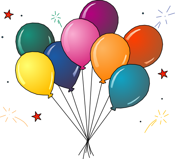 Party balloons clipart - ClipartFox