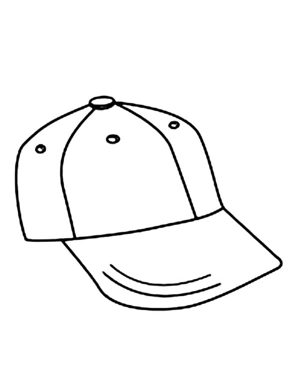 Coloring Pages Baseball Cap | Coloring Pages