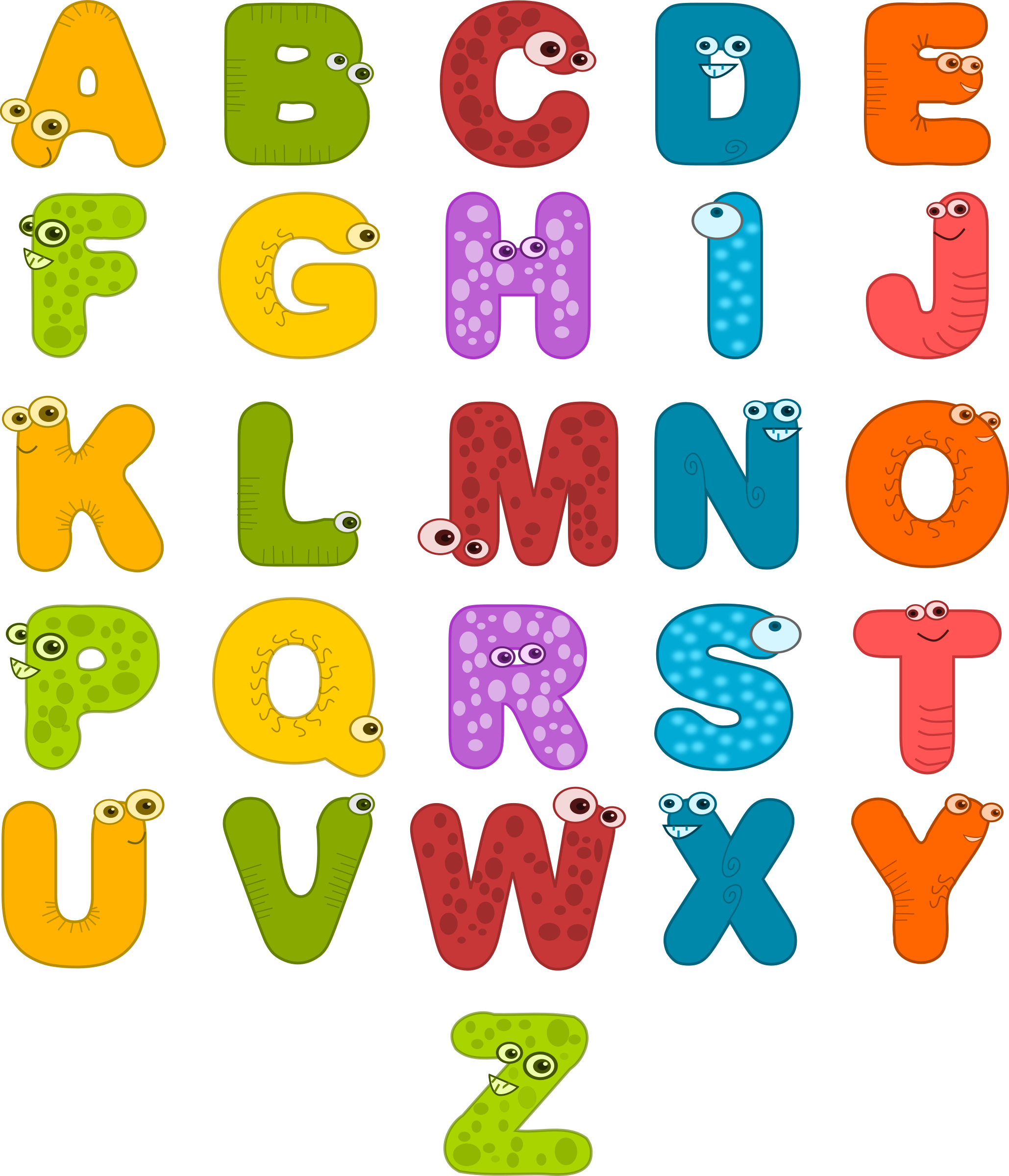 Clipart - Animal Alphabets