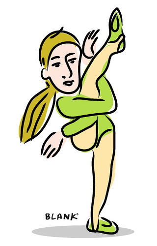 Pretzel Pose | A coworker's birthday card illustration. | Cliff ...