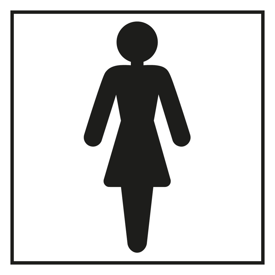 Female Bathroom Symbol Clipart - Free to use Clip Art Resource