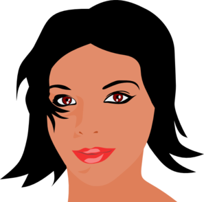 Pretty Black Woman Clipart