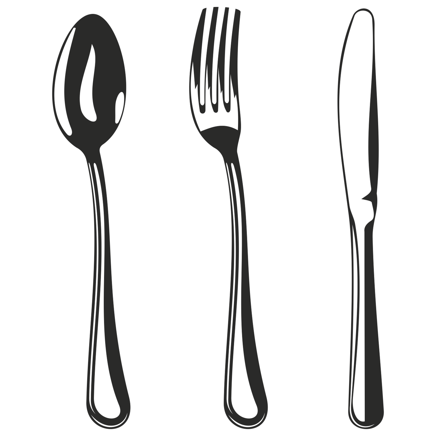 Spoon Fork Vector Clipart - Free to use Clip Art Resource