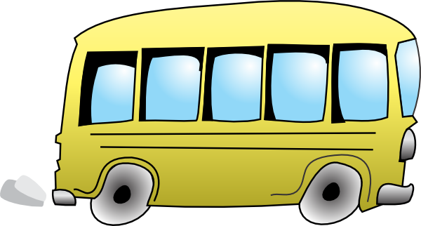 Animated School Bus Side View Clipart