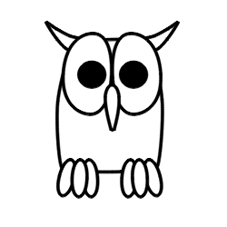 Owl Face Drawing - ClipArt Best