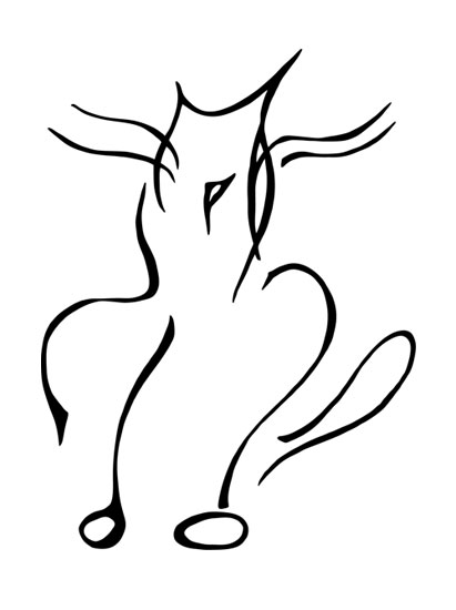 Line Drawing Of A Cat