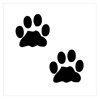 Paw Print Stencils