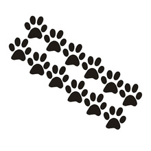 Online Buy Wholesale paw print wall stickers from China paw print ...