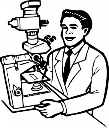 Scientist clip art Vector clip art - Free vector for free download