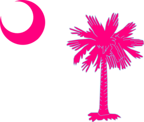 Sc Palmetto Tree Pink clip art - vector clip art online, royalty ...