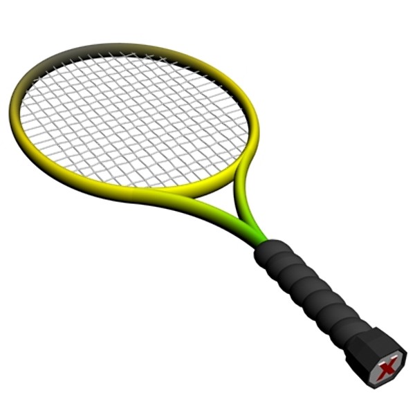 3d tennis racket model