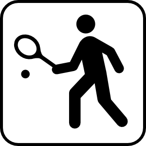 Tennis Or Squah Courts clip art Free Vector